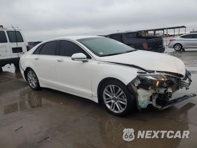 Czwarte zdjęcie samochodu z boku: 2016 LINCOLN MKZ VIN:3LN6L2G93GR626181 - miniatura