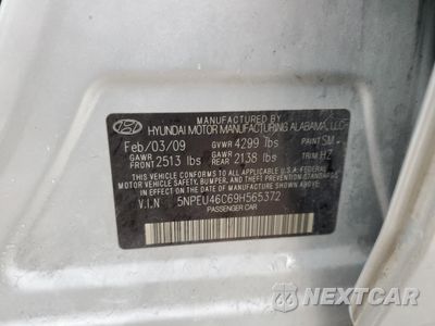 Zdjęcie 15 z 15 samochodu: 2009 HYUNDAI SONATA SE VIN:5NPEU46C69H565372 - miniatura