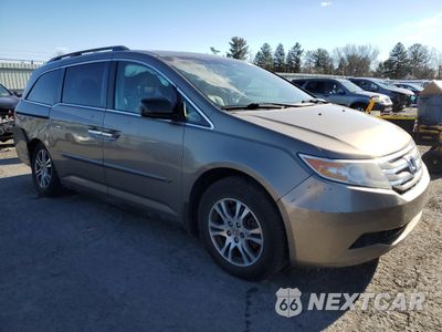 Czwarte zdjęcie samochodu z boku: 2012 HONDA ODYSSEY EXL VIN:5FNRL5H65CB030198 - miniatura