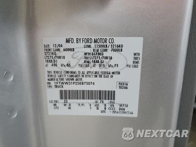 Zdjęcie 15 z 16 samochodu: 2005 FORD F350 SRW SUPER DUTY VIN:1FTWW31P25EB75074 - miniatura