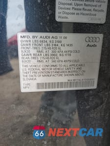 Zdjęcie 14 z 15 samochodu: 2007 AUDI Q7 3.6 QUATTRO PREMIUM VIN:WA1BY74L97D059561 - miniatura