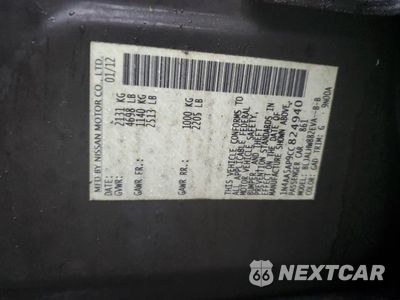 Zdjęcie 12 z 12 samochodu: 2012 NISSAN MAXIMA S VIN:1N4AA5AP9CC824940 - miniatura