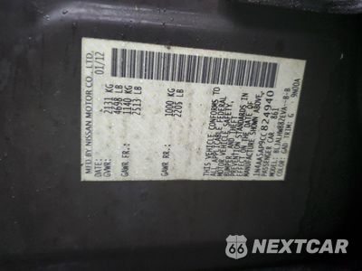 Zdjęcie 14 z 14 samochodu: 2012 NISSAN MAXIMA S VIN:1N4AA5AP9CC824940 - miniatura