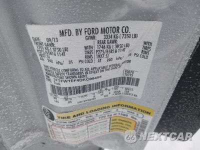 Zdjęcie 12 z 12 samochodu: 2013 FORD F150 SUPERCREW VIN:1FTFW1EF4DKG09405 - miniatura