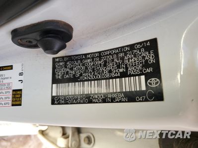 Zdjęcie 14 z 14 samochodu: 2014 TOYOTA PRIUS VIN:JTDKN3DU0E0387844 - miniatura