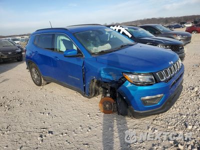Czwarte zdjęcie samochodu z boku: 2020 JEEP COMPASS LATITUDE VIN:3C4NJDBB9LT251776 - miniatura