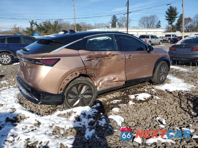 Trzecie zdjęcie samochodu z tyłu: 2023 NISSAN ARIYA EVOLVE+ VIN:JN1BF0BA1PM401625 - miniatura