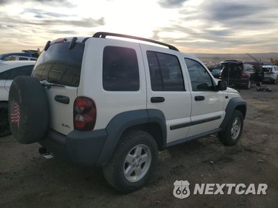 Trzecie zdjęcie samochodu z tyłu: 2007 JEEP LIBERTY SPORT VIN:1J8GL48K27W701254 - miniatura