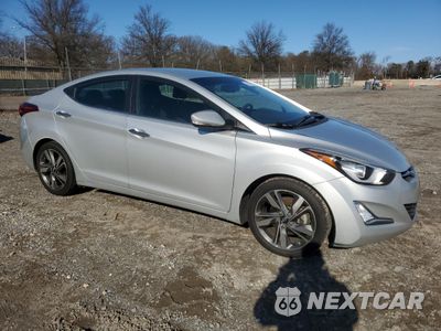 Czwarte zdjęcie samochodu z boku: 2015 HYUNDAI ELANTRA SE VIN:5NPDH4AE1FH637311 - miniatura