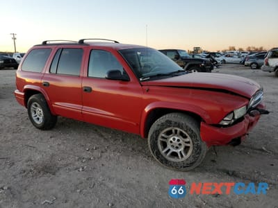 Czwarte zdjęcie samochodu z boku: 2002 DODGE DURANGO SLT VIN:1B4HR48N02F200096 - miniatura