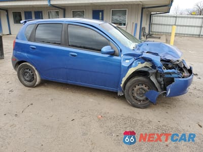 Czwarte zdjęcie samochodu z boku: 2007 CHEVROLET AVEO BASE VIN:KL1TD66667B768314 - miniatura