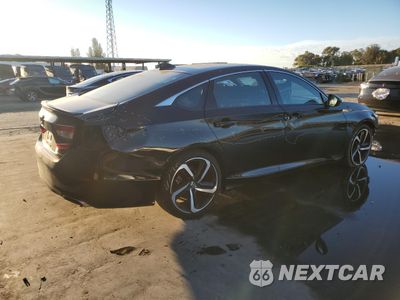 Trzecie zdjęcie samochodu z tyłu: 2022 HONDA ACCORD SPORT VIN:1HGCV1F30NA024887 - miniatura
