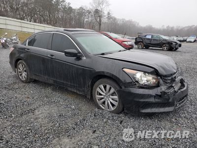 Czwarte zdjęcie samochodu z boku: 2011 HONDA ACCORD EXL VIN:1HGCP2F89BA011806 - miniatura