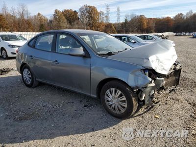 Czwarte zdjęcie samochodu z boku: 2010 HYUNDAI ELANTRA BLUE VIN:KMHDU4AD1AU932101 - miniatura