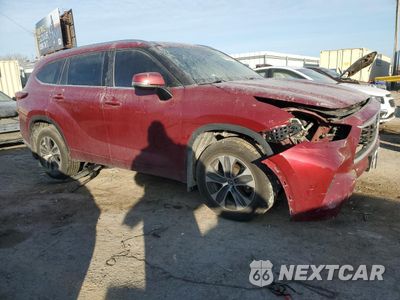 Czwarte zdjęcie samochodu z boku: 2020 TOYOTA HIGHLANDER XLE VIN:5TDGZRBH8LS009235 - miniatura