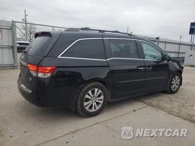 Trzecie zdjęcie samochodu z tyłu: 2014 HONDA ODYSSEY EXL VIN:5FNRL5H65EB133446 - miniatura