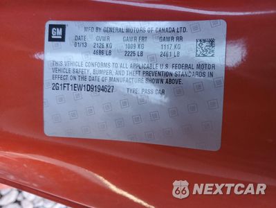Zdjęcie 13 z 14 samochodu: 2013 CHEVROLET CAMARO 2SS VIN:2G1FT1EW1D9194627 - miniatura