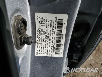 Zdjęcie 14 z 15 samochodu: 2016 HONDA CIVIC EX VIN:2HGFC2F73GH530195 - miniatura