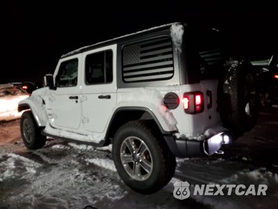 Drugie zdjęcie samochodu z przodu: 2018 JEEP WRANGLER UNLIMITED SAHARA VIN:1C4HJXEN8JW201401 - miniatura