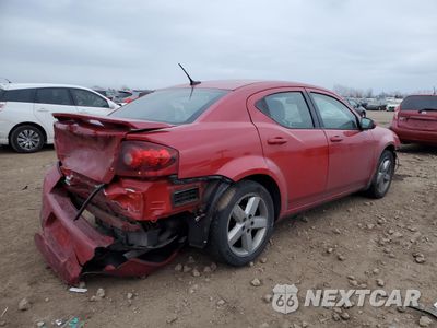 Trzecie zdjęcie samochodu z tyłu: 2013 DODGE AVENGER SXT VIN:1C3CDZCB8DN634107 - miniatura