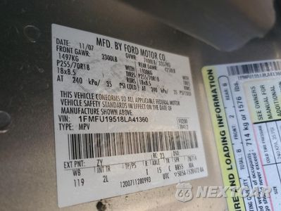 Zdjęcie 15 z 16 samochodu: 2008 FORD EXPEDITION LIMITED VIN:1FMFU19518LA41360 - miniatura