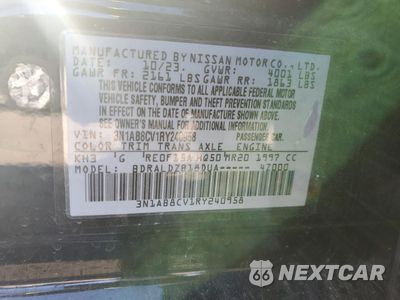 Zdjęcie 15 z 15 samochodu: 2024 NISSAN SENTRA SV VIN:3N1AB8CV1RY240958 - miniatura