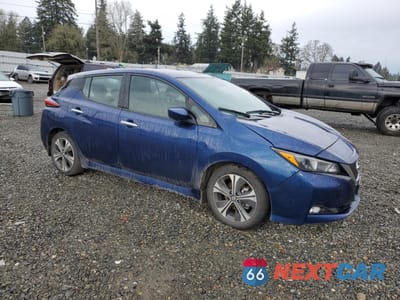 Czwarte zdjęcie samochodu z boku: 2022 NISSAN LEAF SV VIN:1N4AZ1CV6NC551441 - miniatura