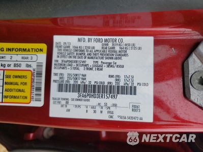 Zdjęcie 14 z 14 samochodu: 2014 FORD FUSION SE VIN:3FA6P0HD3ER157497 - miniatura