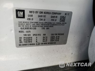 Zdjęcie 13 z 14 samochodu: 2018 BUICK ENCORE PREFERRED II VIN:KL4CJBSB2JB512265 - miniatura