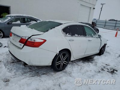 Trzecie zdjęcie samochodu z tyłu: 2013 HONDA ACCORD EXL VIN:1HGCR3F8XDA010246 - miniatura
