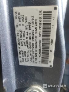 Zdjęcie 14 z 14 samochodu: 2007 HONDA ACCORD EX VIN:1HGCM56857A007592 - miniatura