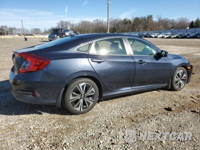 Trzecie zdjęcie samochodu z tyłu: 2018 HONDA CIVIC EXL VIN:JHMFC1F76JX023303 - miniatura