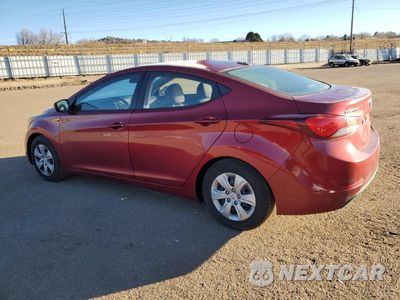 Drugie zdjęcie samochodu z przodu: 2016 HYUNDAI ELANTRA SE VIN:5NPDH4AE7GH719500 - miniatura