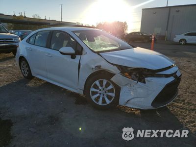 Czwarte zdjęcie samochodu z boku: 2021 TOYOTA COROLLA LE VIN:5YFEPMAE6MP164447 - miniatura