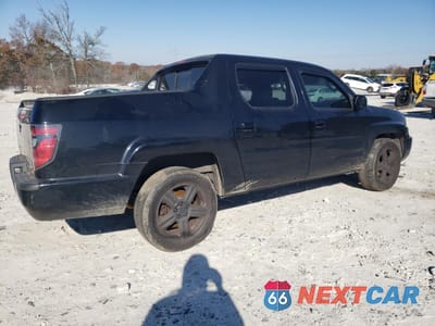 Trzecie zdjęcie samochodu z tyłu: 2012 HONDA RIDGELINE RTL VIN:5FPYK1F50CB457622 - miniatura