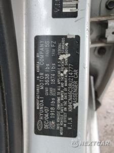 Zdjęcie 12 z 12 samochodu: 2008 HYUNDAI ACCENT GLS VIN:KMHCN46C38U214777 - miniatura