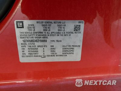 Zdjęcie 15 z 15 samochodu: 2014 GMC SIERRA K1500 SLE VIN:1GTV2UECXEZ159959 - miniatura