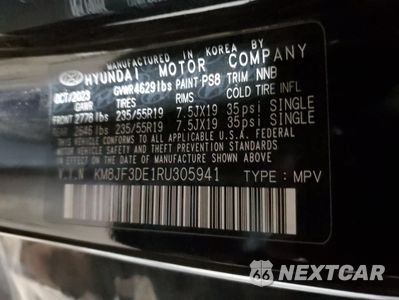 Zdjęcie 13 z 14 samochodu: 2024 HYUNDAI TUCSON XRT VIN:KM8JF3DE1RU305941 - miniatura
