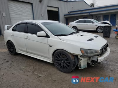 Czwarte zdjęcie samochodu z boku: 2009 MITSUBISHI LANCER RALLIART VIN:JA3AV66VX9U028338 - miniatura