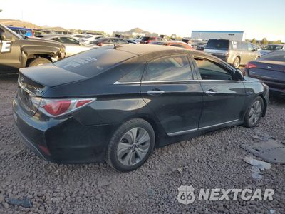Trzecie zdjęcie samochodu z tyłu: 2014 HYUNDAI SONATA HYBRID VIN:KMHEC4A45EA106365 - miniatura