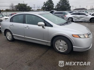 Czwarte zdjęcie samochodu z boku: 2007 HONDA CIVIC HYBRID VIN:JHMFA36287S020446 - miniatura