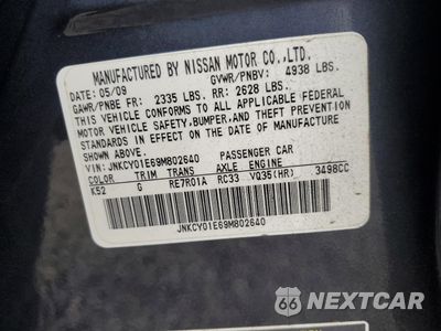 Zdjęcie 14 z 14 samochodu: 2009 INFINITI M35 BASE VIN:JNKCY01E69M802640 - miniatura