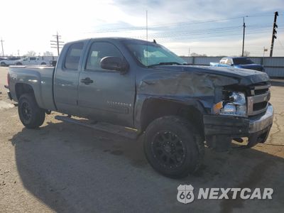Czwarte zdjęcie samochodu z boku: 2007 CHEVROLET SILVERADO K1500 VIN:1GCEK19J77Z549847 - miniatura