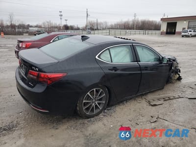 Trzecie zdjęcie samochodu z tyłu: 2015 ACURA TLX ADVANCE VIN:19UUB3F79FA005414 - miniatura