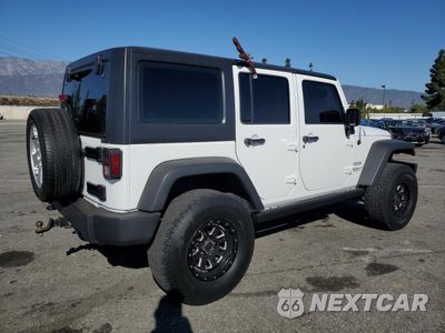 Trzecie zdjęcie samochodu z tyłu: 2012 JEEP WRANGLER UNLIMITED SPORT VIN:1C4BJWDG2CL163171 - miniatura