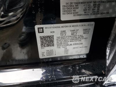 Zdjęcie 14 z 15 samochodu: 2020 CHEVROLET SILVERADO K1500 HIGH COUNTRY VIN:3GCUYHEL6LG335145 - miniatura