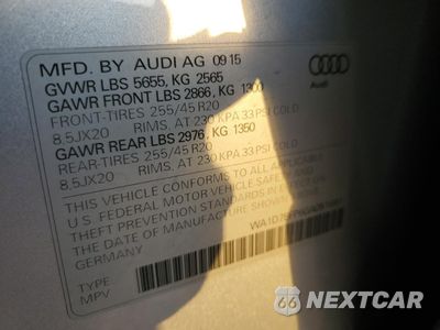 Zdjęcie 15 z 16 samochodu: 2016 AUDI Q5 PREMIUM PLUS S-LINE VIN:WA1D7BFP6GA051661 - miniatura