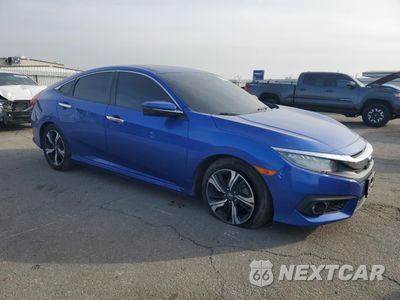 Czwarte zdjęcie samochodu z boku: 2017 HONDA CIVIC TOURING VIN:2HGFC1F93HH655789 - miniatura