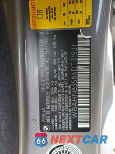 Zdjęcie 14 z 14 samochodu: 2006 BMW 750 LI VIN:WBAHN83586DT31921 - miniatura