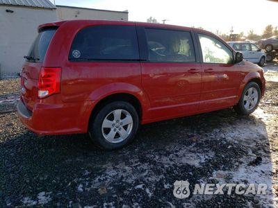 Trzecie zdjęcie samochodu z tyłu: 2013 DODGE GRAND CARAVAN SE VIN:2C4RDGBG9DR619190 - miniatura